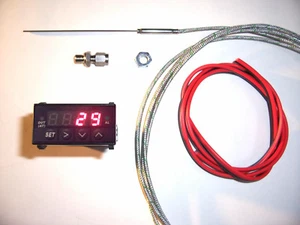 RSR Ansauglufttemperatur Anzeige ROT Ladelufttemperatur Ansaugtemperatur Turbo - Bild 1 von 4