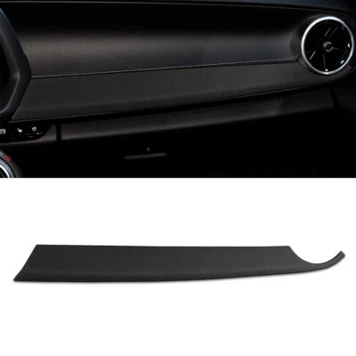 Para Chevrolet Camaro 2016-2022 Negro Gamuza Consola Central Salpicadero Tira Borde Foto 1 de 4