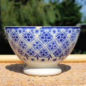 Ancien bol en faïence modèle à motifs orientalistes ( Digoin ? Badonviller ? ) - Picture 1 of 7