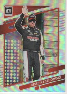 Brad Keselowski #13 2022 Donruss Racing Silver Holo Optic Card