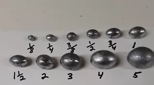 Puits d'œufs quantité100 au choix taille 1/8 1/4 3/8 1/2 3/4 1 oz 1-1/2 2 3 4 5 oz - Photo 1 sur 1