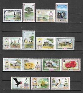 ANGUILLA 1972/75 SG 130/144 MNH - Picture 1 of 1