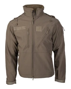 GIACCA SOFTSHELL MIL-TEC DI COLORE VERDE OD - Imagen 1 de 2