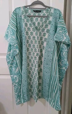 Fashion Spectrum Women's Summer Beach Dress 100% Cotton - image 1 of 4