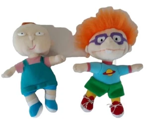 Muñecas de peluche Rugrats 1997 vintage Chuckie & Lillian Mattel - Imagen 1 de 10