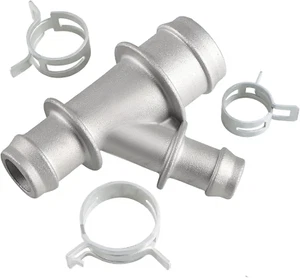 Aluminum Coolant Hose Junction Connector Compatible with Chevrolet Silverado - Picture 1 of 12