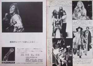 Tina Turner Ike & Tina Turner SHURE AD 1973 CLIPPING JAPAN MAGAZINE ML 1J 2PAGE - Picture 1 of 2