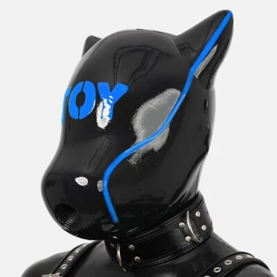 Furrjoi IDo Silicone Dog Drone Mask Puppy Play Party Mask Furry Fetish Pet Hood - Image 1 of 4