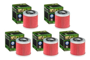 HifloFiltro Calidad OE Aceite Filtro (X 5) Para Husqvarna TE410E (1998 A 2001) - Imagen 1 de 7