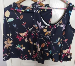 Womens Two Piece, women two piece top and skirt size 18,peplum two piece size 18 - Picture 1 of 7