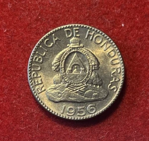 Honduras 5 Centavos 1956 AU Copper-Nickel Coin KM#72.1 T6137 - Picture 1 of 2