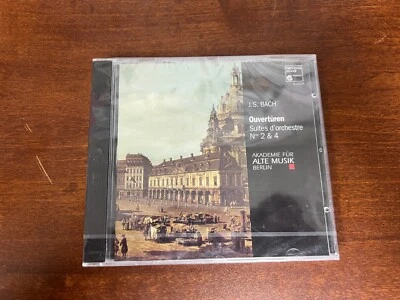 Akademie Für Alte Musik Berlin - Bach Suites Nos 2 & 4 (CD, 1996) NEW SEALED Foto 1 de 3