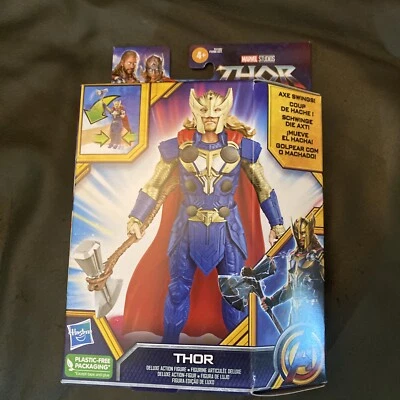 Marvel Legends THOR Deluxe Acción *NUEVO* 6" Figura 2022 Love Thunder Axe Swings Foto 1 de 2
