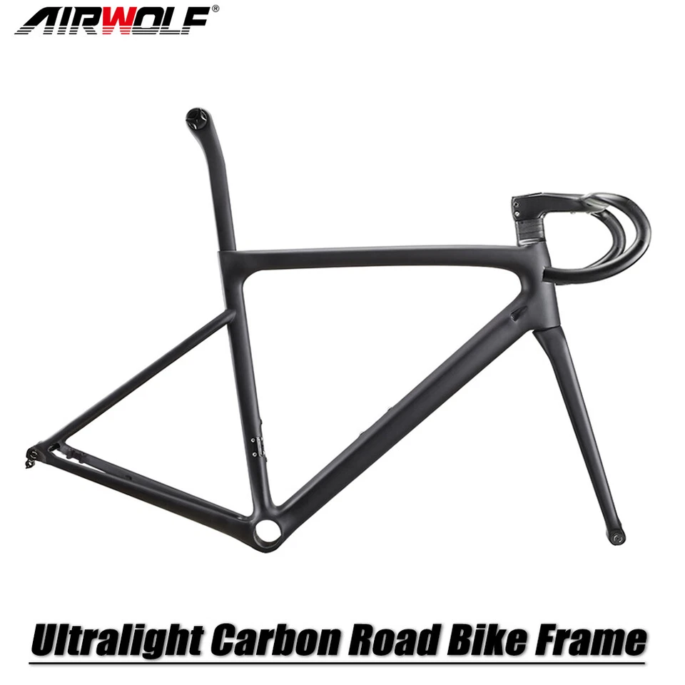 AIRWOLF T1100 Carbon Rennrad Rahmen Road Bike Leichtgewicht 700c Scheibenbremse - Bild 1 von 4