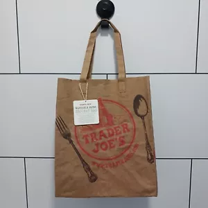 Trader Joe's Washable Paper Eco-friendly Reusable Grocery Tote Bag, Many Uses! - Picture 1 of 15