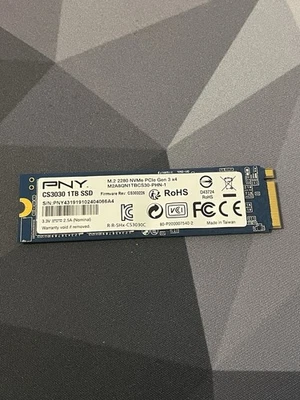 PNY CS3030 1TB M.2 2280 NVMe Interne SSD PCIe Gen3x4 - Bild 1 von 3