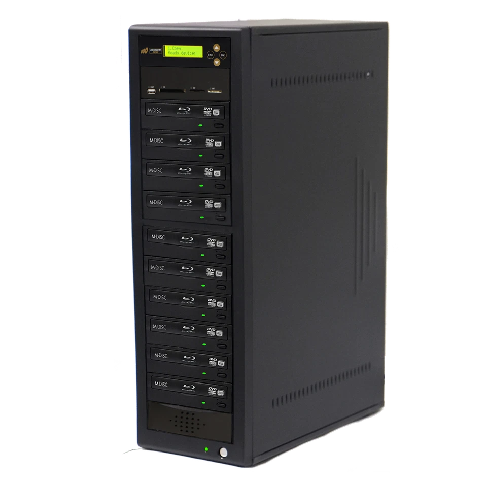 ACUMEN медиа зеркало 1 до 9 дупликатор - флэш (SD CF USB) на Blu-Ray диск копия - Изображение 1 из 2