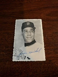 1969 Topps Deckle Edge #32 Juan Marichal Salón de la fama - Imagen 1 de 2
