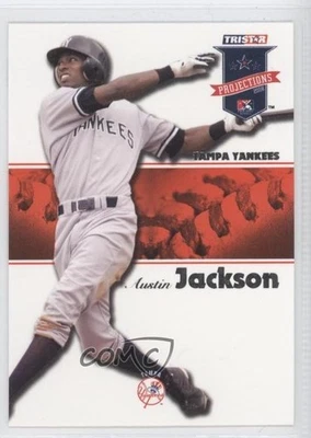 2008 TRISTAR PROjections Austin Jackson #19 新秀 RC — 第 1/2 张图片