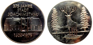 DDR Medaille 375 Jahre Stadt Joachimsthal 1604 – 1979 - Picture 1 of 5