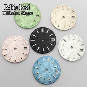 Miuksi 28.5mm Texture Nh34 Watch Dial For Nh35 Nh35a Automatic Movement - Picture 1 of 15
