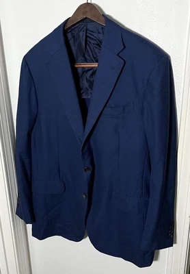 Blazer Sid Mashburn 3/2 Roll Landry #4 Chaqueta 100% Cachemira Italia Para Hombres 54/44L Foto 1 de 4