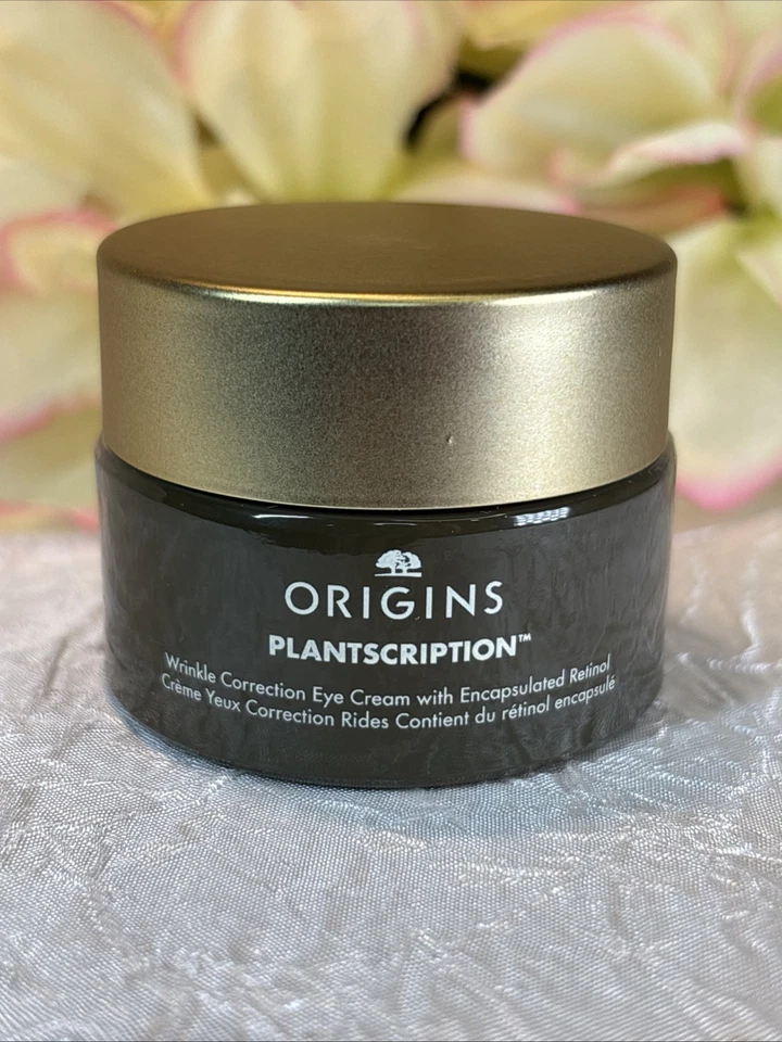 Origins Plantscription Wrinkle Correction Eye Cream with Retinol .5oz NWOB Free - Image 1 of 1