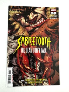 Sabretooth The Dead Don't Talk # 1 Cover A 2025 Marvel Comics - Bild 1 von 4