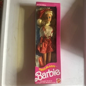 Vintage 1991 Mattel Trailblazin' Barbie #2783 Special Edition Western Red Outfit - Bild 1 von 6