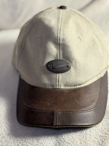 Sombrero de golf vintage Nike cuero Bill correa de cuero espalda años 90 nostalgia Tiger Woods - Imagen 1 de 22
