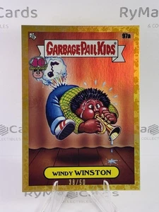 /50 Windy Winston 2025 Topps Worst of Garbage Pail Kids 40th #97a Fool’s Gold - Picture 1 of 2