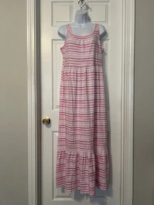 Time & Tru Sommer-Maxikleid rosa gestreift Größe S - Bild 1 von 7