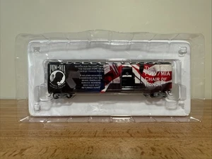 Neu HO Hawthorne Village POW-MIA Güterwagen Ehrenstuhl Memorial elektrischer Zug - Bild 1 von 8