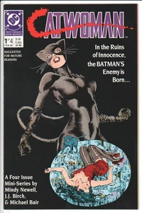 Catwoman #1 Origen of Cat Woman - Mini Serie 1 de 4 1989 En estado bastante bueno/casi nuevo 9,0 - Imagen 1 de 2