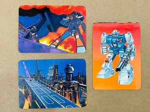1985 Transformers G1 Card Lot of 3 Twin Twist + More Good to Mint Condition - Bild 1 von 2
