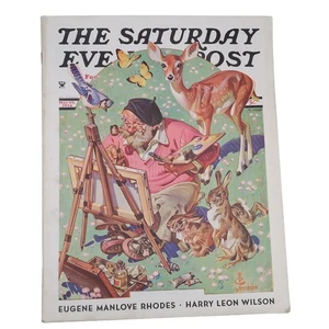 Saturday Evening Post Magazine May 26 1934 JC Leyendecker Cover Vintage - Picture 1 of 7