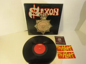 Saxon Strong Arm of the Law Vinyl Record LP Early Press  vg+  metal  rock  jr245 - Imagen 1 de 3