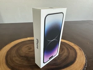 BOX ONLY Original Apple iPhone 14 Pro Deep Purple 256GB - Picture 1 of 6