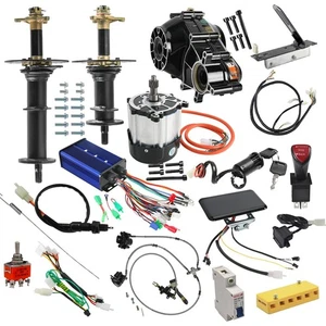Go kart 30" 34" 40" Differential Rear Axle Kit + 72v 1000W 1500W Motor ATV Cart - Picture 1 of 36