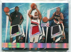 2005-06 Topps Luxury Box Webster Jack Telfair ++ 5 Jersey Relic /193 (dings) - Foto 1 di 2