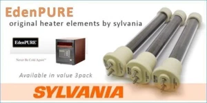 New EdenPURE GEN 4 USA 1000 Bulb Kit Set of 3 Sylvania Heating Elements US001 - Picture 1 of 4