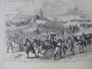 1877 SULEYMAN PACHA EMPIRE OTTOMAN BALKAN 2 JOURNAUX ANCIENS - Picture 1 of 2