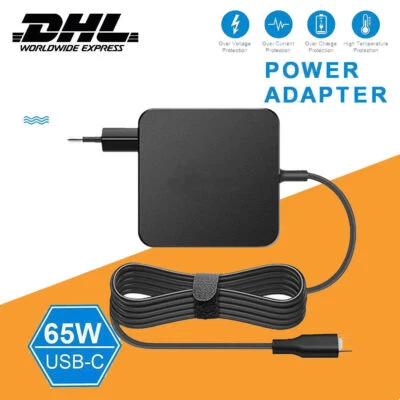 65W 20V 3.25A USB Typ C USB-C Netzteil Ladegerät Für Lenovo ASUS Dell HP Laptop - Bild 1 von 4