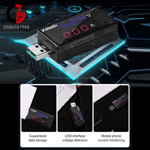 USB Charger Current Voltage Charging Detector Battery Voltmeter Ammeter