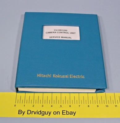 Hitachi Model CU-HD1200 Camera Control Unit Service Manual - Image 1 of 2