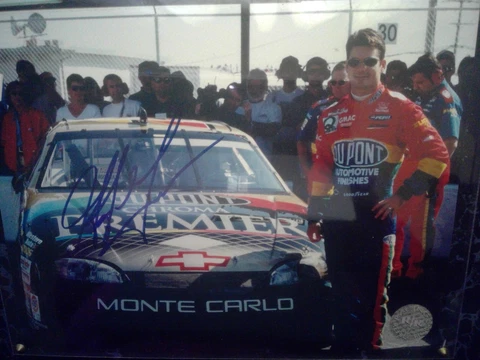 Authentic Jeff Gordon Autographed Chroma Premiere Plaque with COA Cover