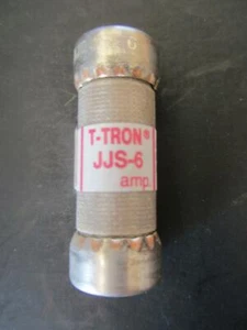 (1x) Fusible de acción muy rápida JJS-6 BUSSMANN (6 amperios 600 voltios) TRON Clase T JJS - Imagen 1 de 1