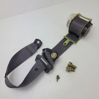 Conjunto de cinturón de seguridad trasero derecho Mitsubishi Montero Sport 2001 OEM gris con pernos Foto 1 de 3