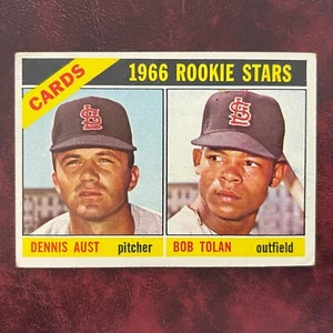 1966 Topps Set BOB TOLAN ROOKIE STARS #179 ST. LOUIS CARDINALS - VG-EX - Picture 1 of 2
