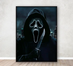 Impresión de póster Ghostface Scream decoración del hogar arte de pared imagen regalo A4 - Imagen 1 de 3